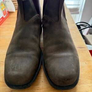 Men’s Rustic Brown Dress Chelsea Boots, #1306,  size 9, $120 OBO